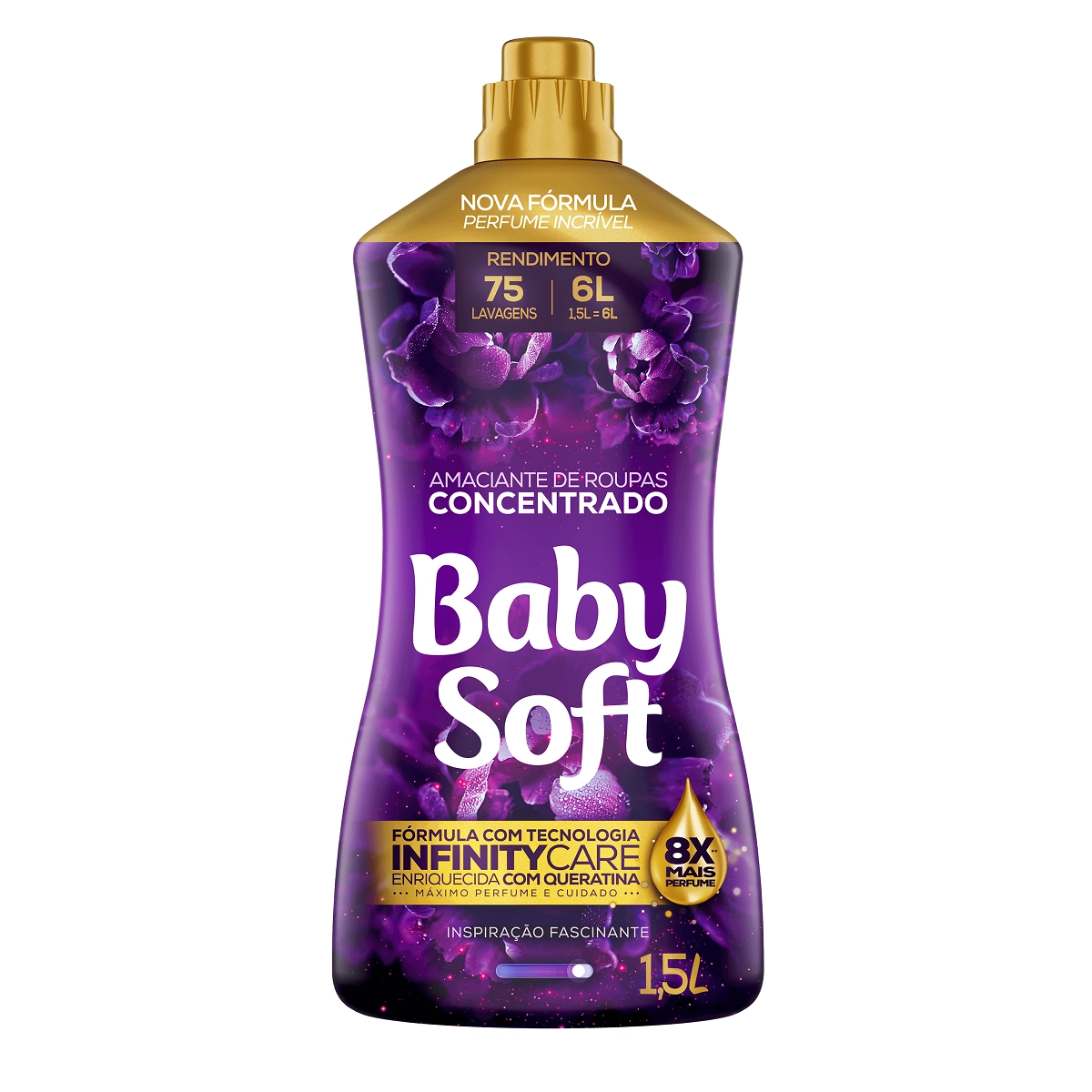Amac Baby Soft Conc Toque Sedutor Lilas 1,5l