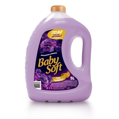 Amaciante De Roupa Diluído Toque Sedutor Baby Soft Galão 5l