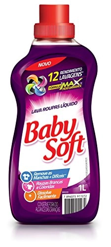 Lava Roupas Líquido Baby Soft Frasco 1l