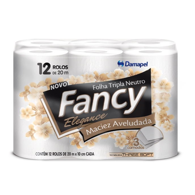 Papel Hig Fancy Folha Tripla C/12