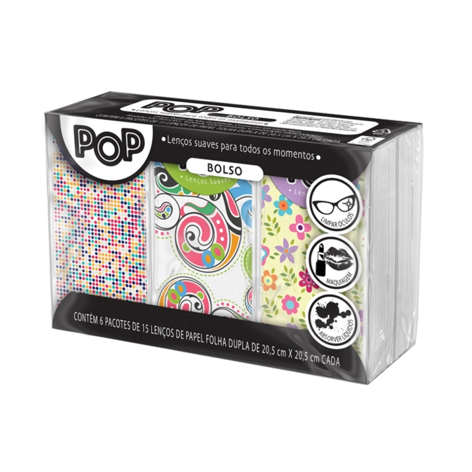 Lenco Papel Pop Bolso C/15 Fls
