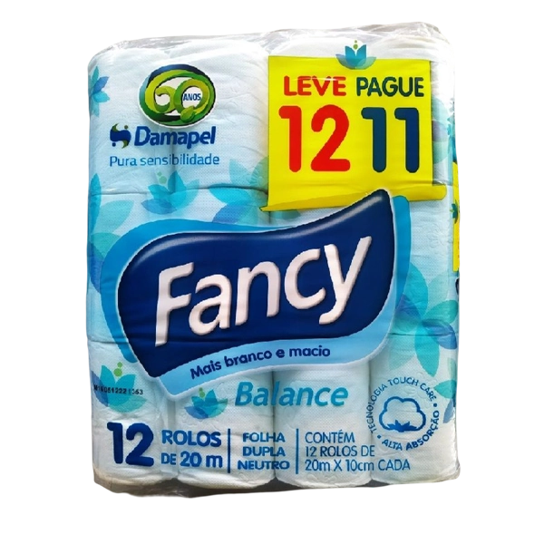 Papel Hig Fancy Balance Fd 20m C/12