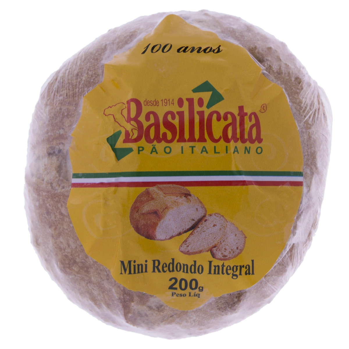 Minipão Italiano Redondo Integral Basilicata Pacote 200g