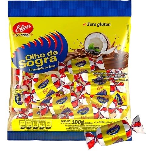 Bombom Erlan 100g Olho Sogra