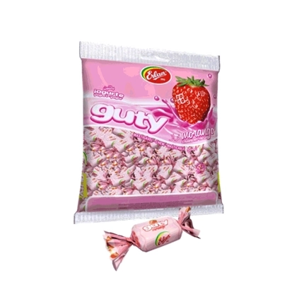 Bala Mastigável Erlan Guty Morango