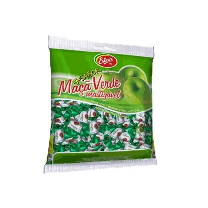 Bala Mastigável Erlan Maçã Verde