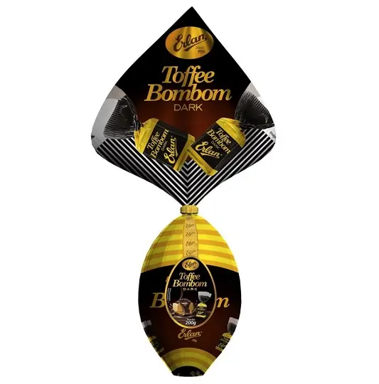 Ovo De Pascoa Erlan 170g Toffee Dark