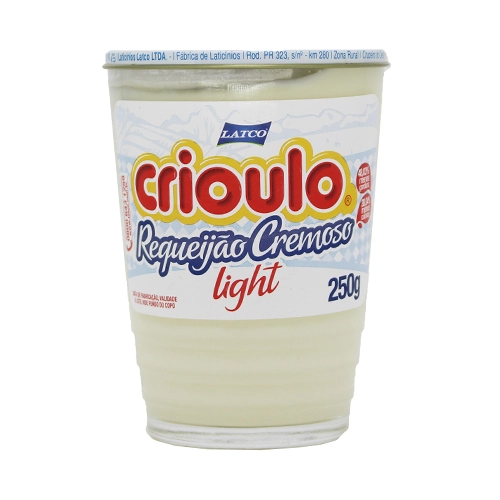 Requeijao Crioulo 220g Cremoso Light