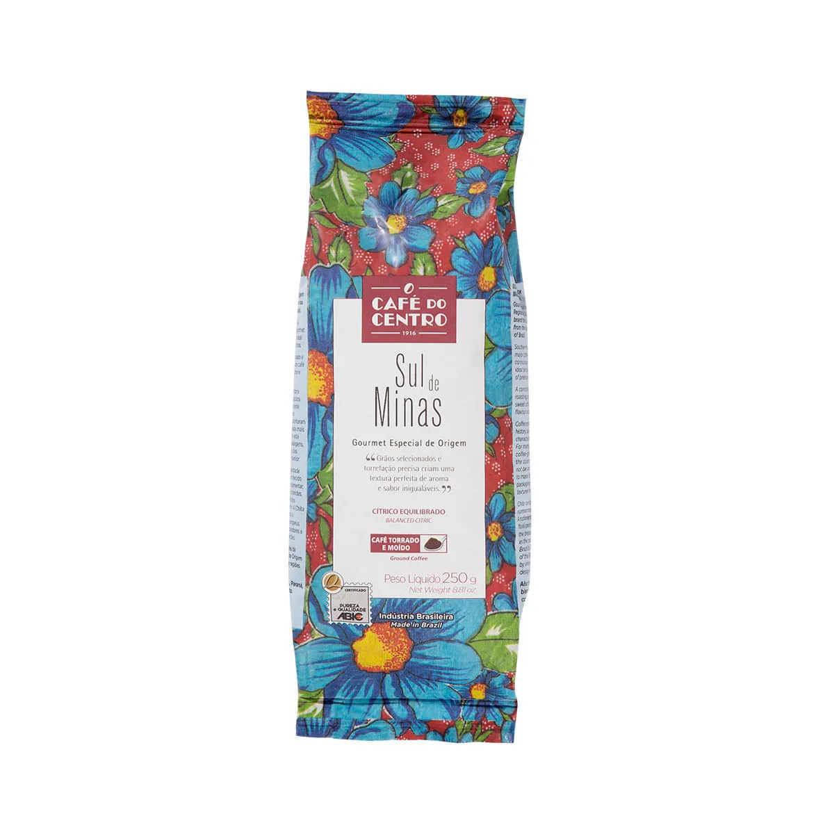 Café Torrado e Moído Especial DO CENTRO Sul de Minas Pacote 250g