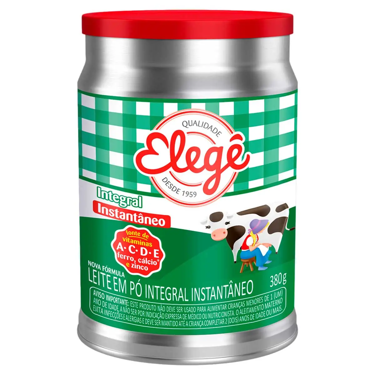 Leite Pó Instantâneo Integral Elegê Lata 400 g