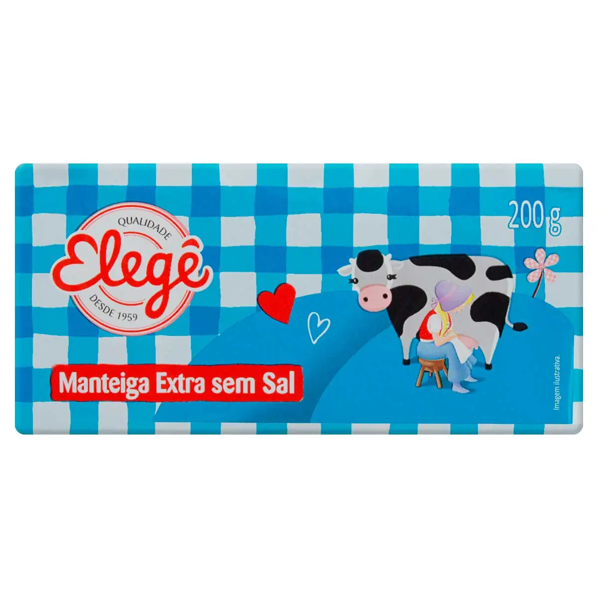 Manteiga Extra Sem Sal Elegê 200g