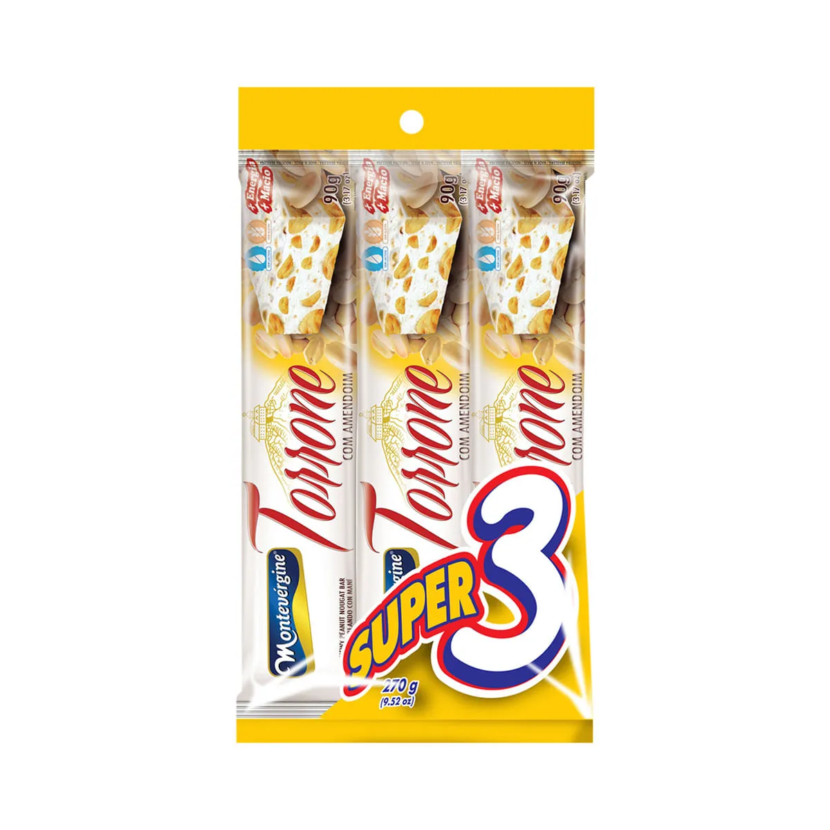 Torrone Com Amendoim Montevérgine Super 3