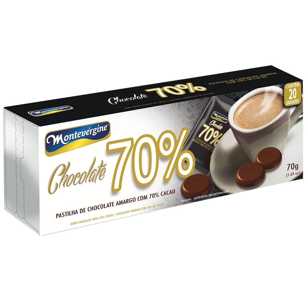 Choc 70g Montevergine 70 Cacau