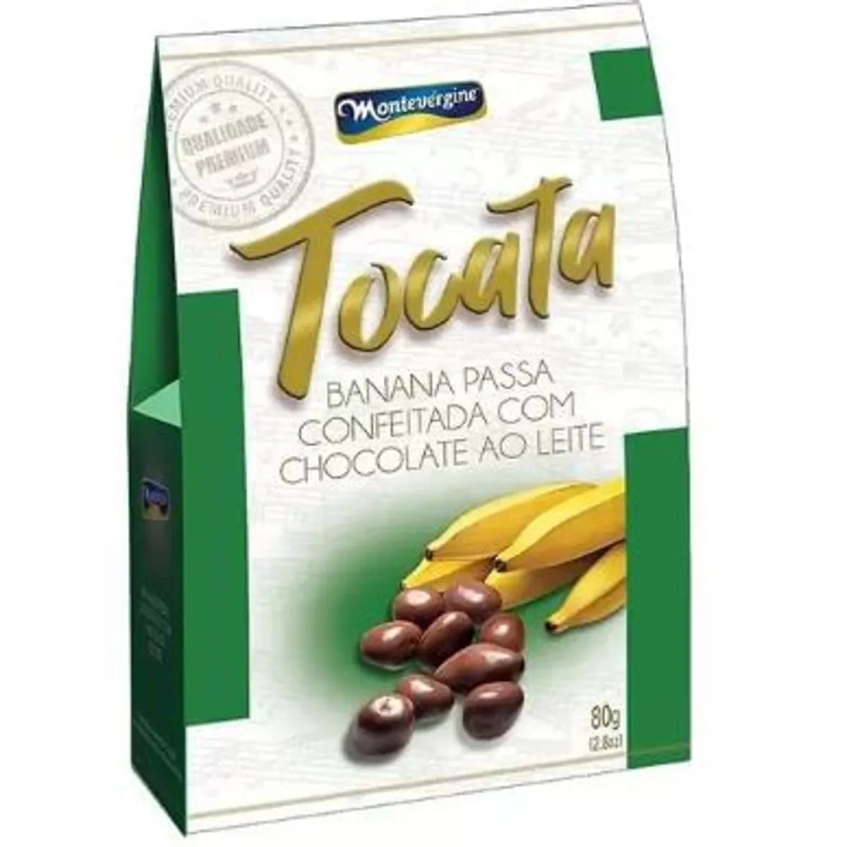 Tocata Banana Passas c/ Chocolate 2x80g - Montevérgine
