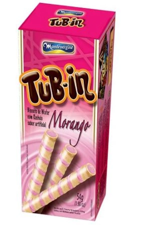Biscoito Tub In Montevérgine Morango