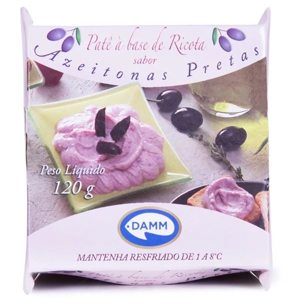 Pate Damm Queijo C/ Azeitona
