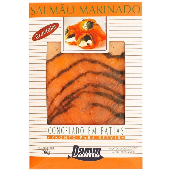 Salmao Damm Gravlaks Fat.marinado 80g