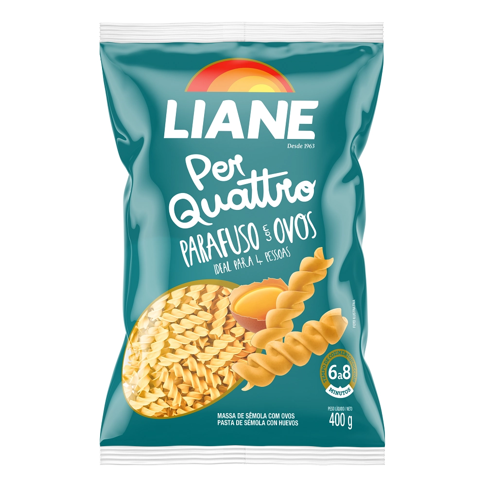 Mac Ovos Liane Quattro Parafuso 400g