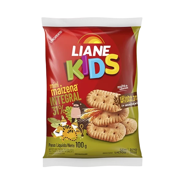 Bisc Liane Mini Kids S/lactose 100g Maizena Integral