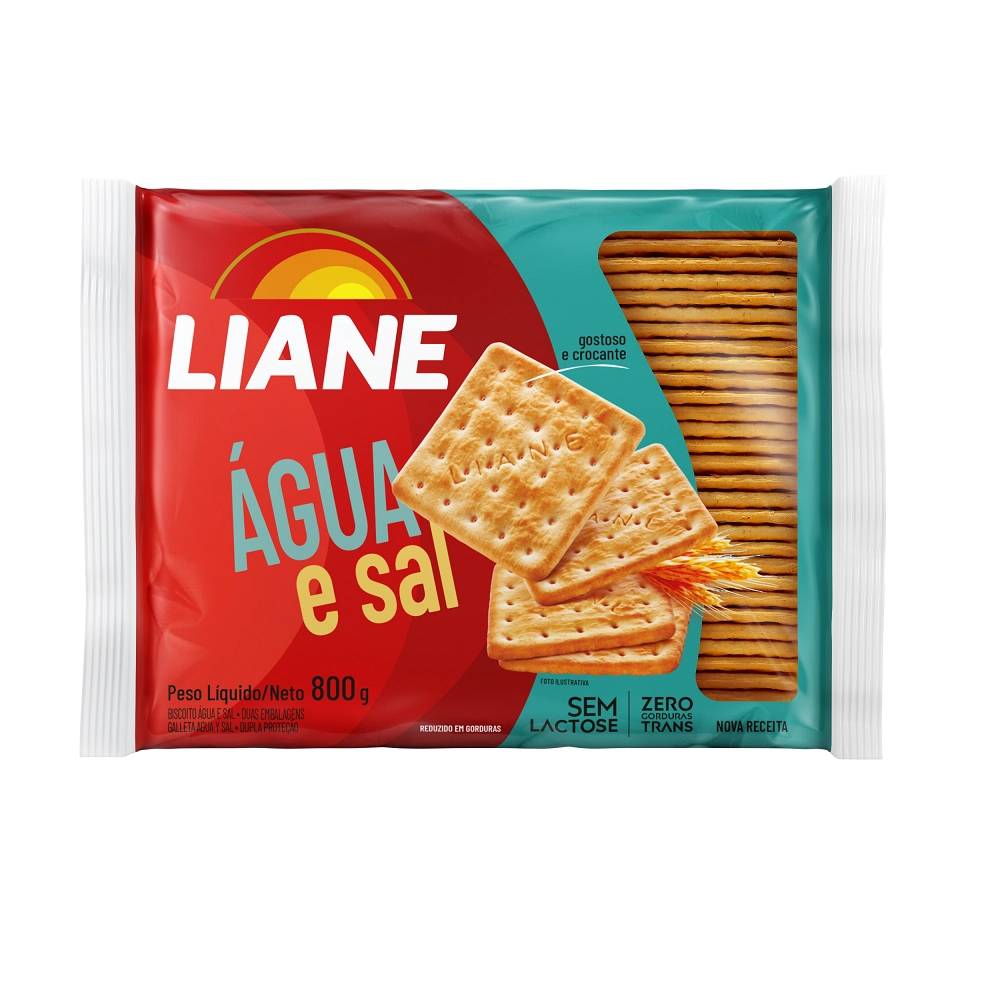 Biscoito Liane Agua Sal
