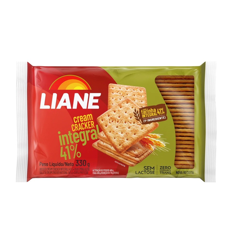 Bisc Cream Cracker Liane Integral S/lactose 330g