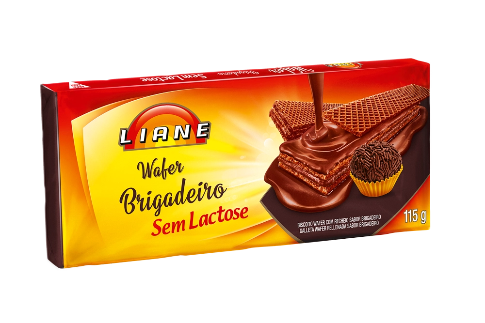 Biscoito Wafer Brigadeiro 115g Liane