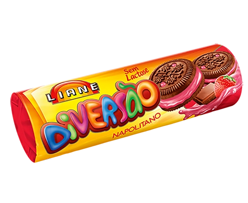 Bisc Rech Liane Diversao Napolitano 115g