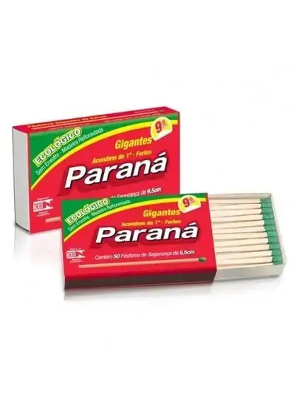 Fosforos Parana Com 50 Und