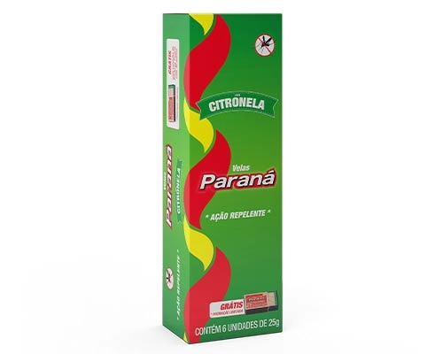 Velas Parana Citronela 25g 6un