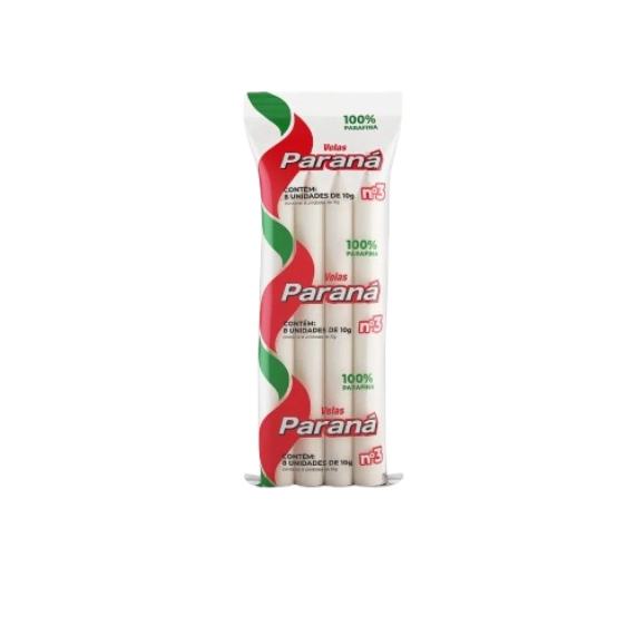 Velas Parana Eco N 3 10g 8un