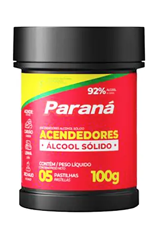 Acendedor Pastilha Parana 100g