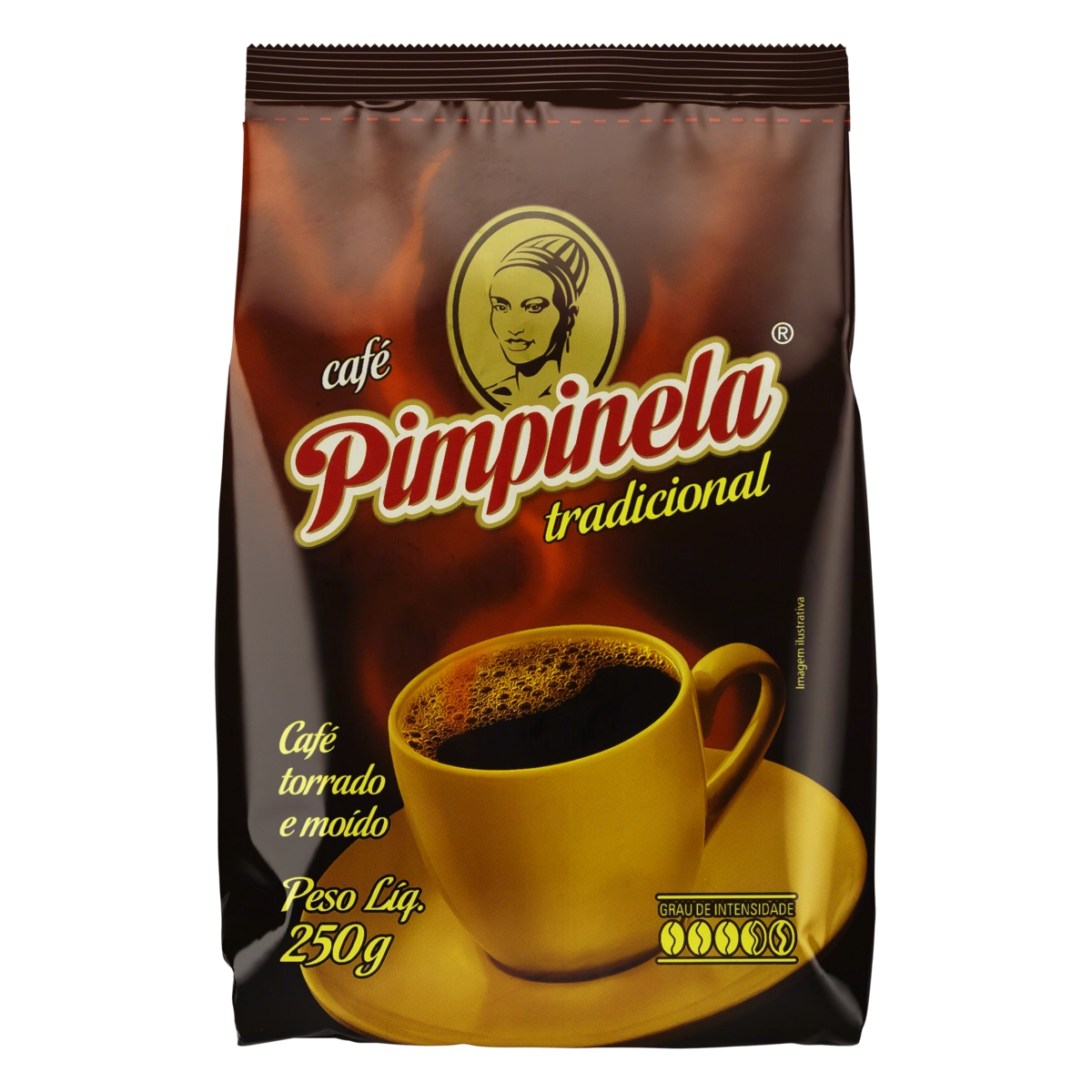Café Torrado E Moído Tradicional Pimpinela Pacote 250g