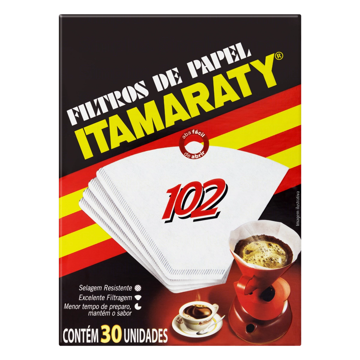 Filtro De Papel Itamaraty 102 Caixa 30 Unidades