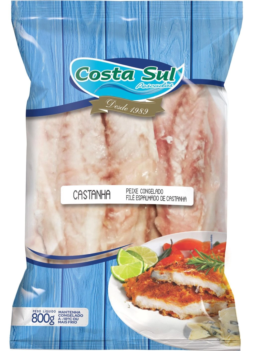 Castanha Espalmada Costa Sul Cong.