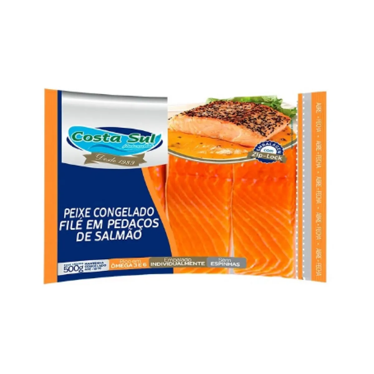 Posta de Salmão Congelado Costa Sul 500 g