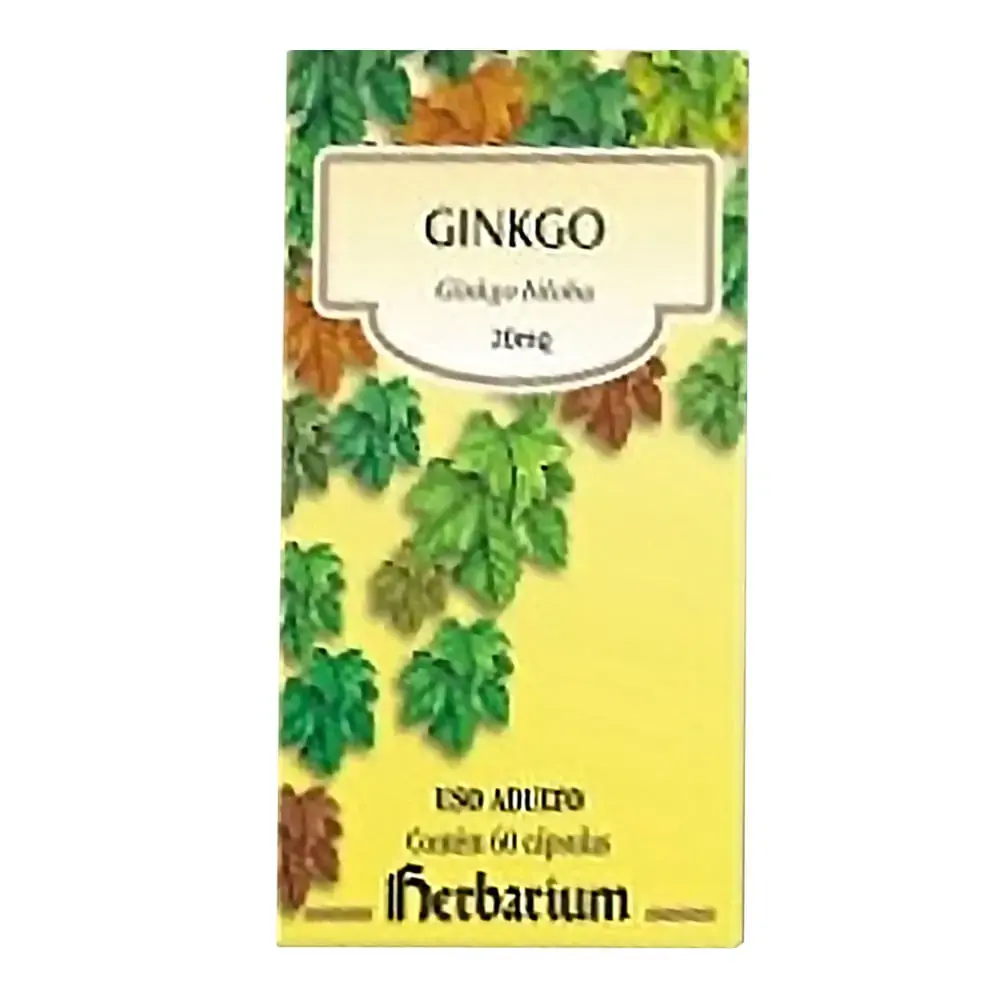 Ginkgo 40mg Herbarium Caixa 60 Cápsulas