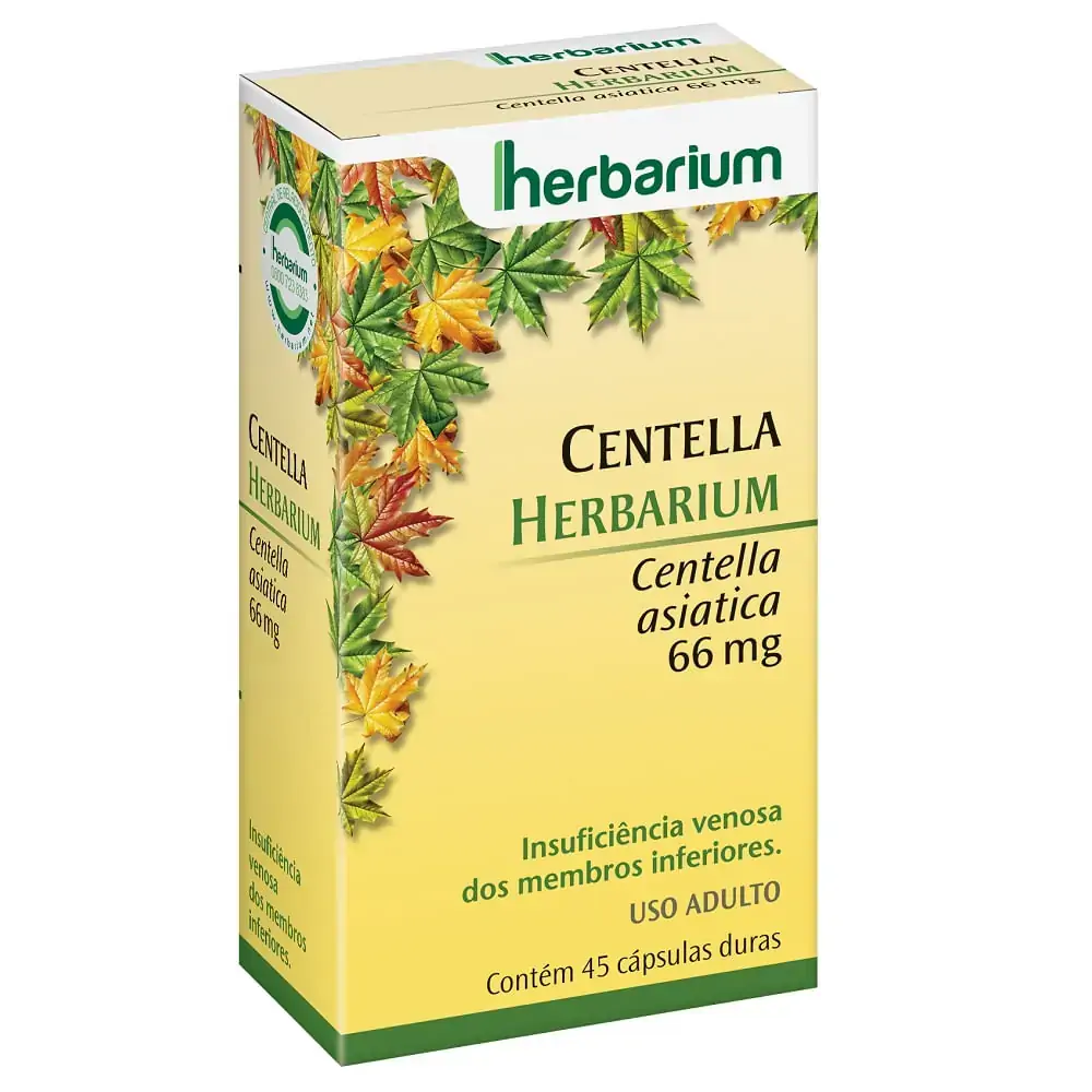 Centella 66mg Herbarium Caixa 45 Cápsulas