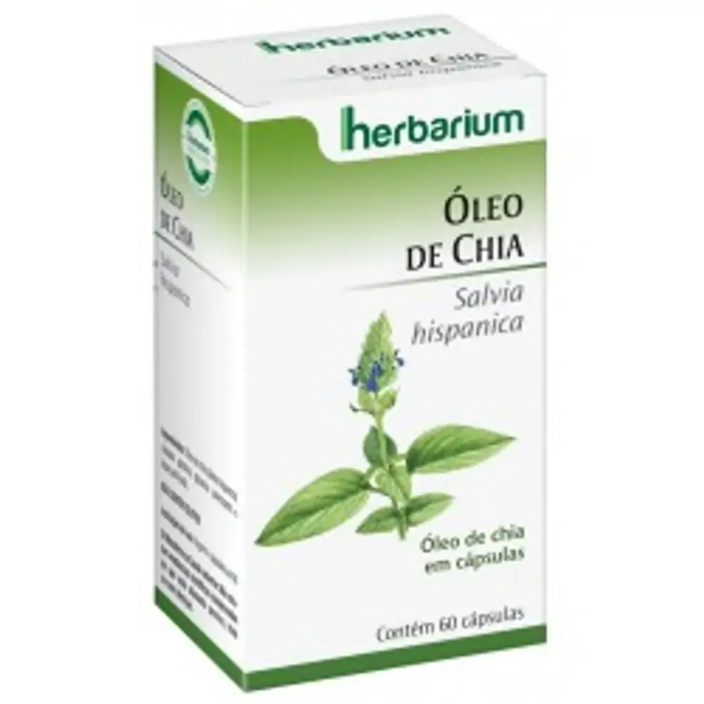 óleo De Chia Em Cápsulas Herbarium C/ 60