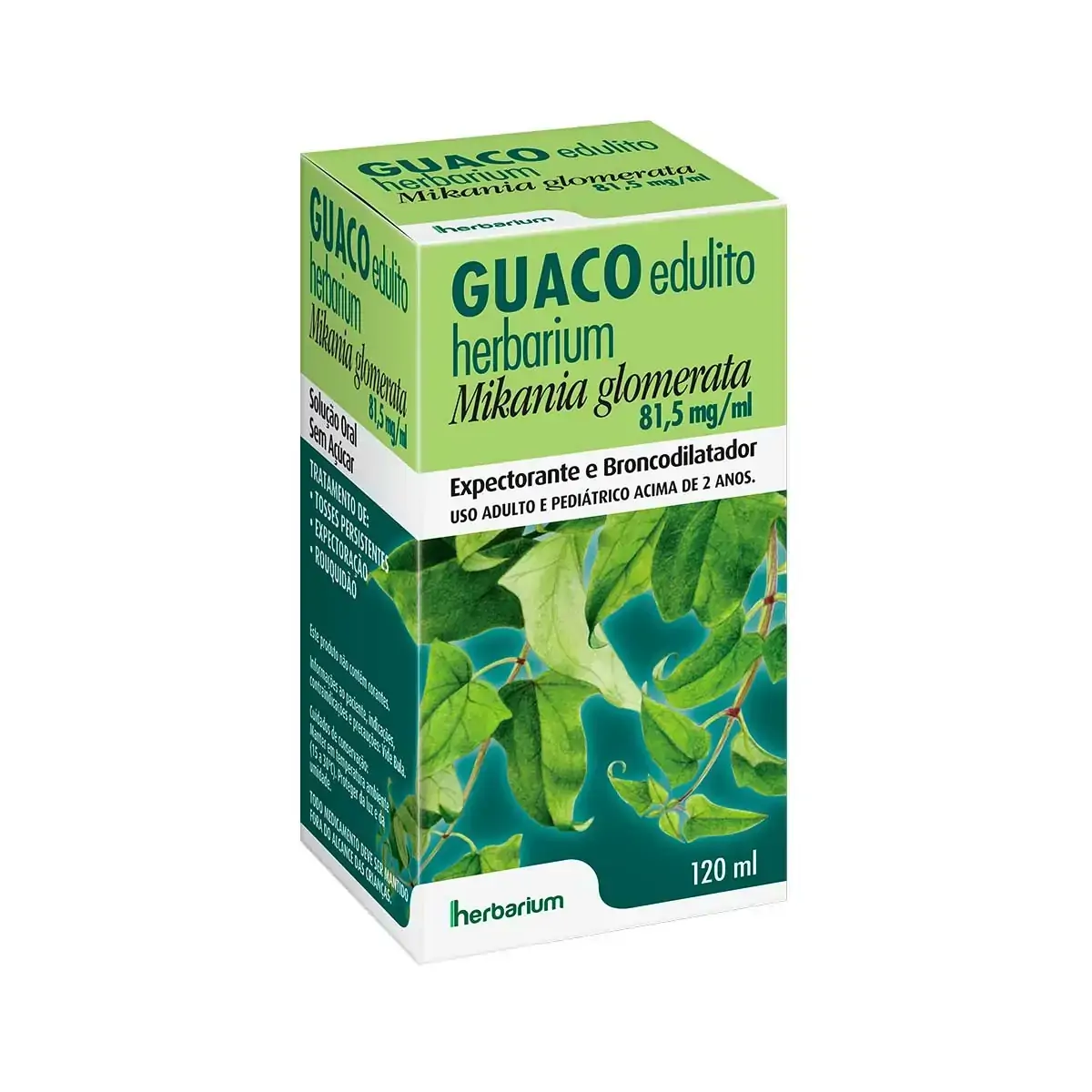 Guaco Edulito 81,5mg/ml Herbarium Caixa 120ml