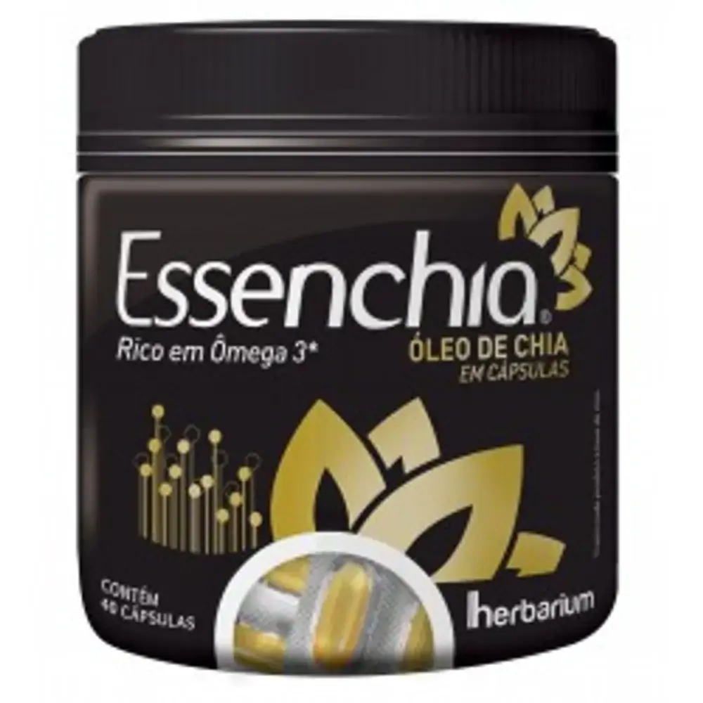 Essenchia Oleo De Chia 1000mg Caixa 40 Cap