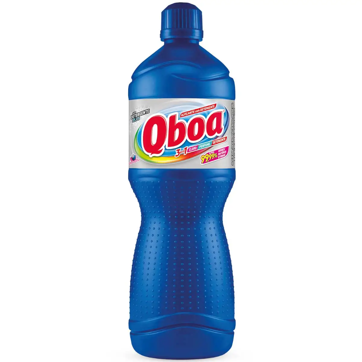 Alvejante com Detergente 3 em 1 Qboa com 1 L