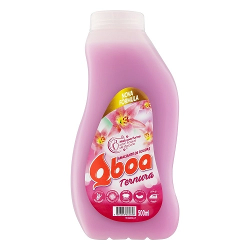 Amaciante De Roupa Diluído Ternura Qboa Frasco 500ml