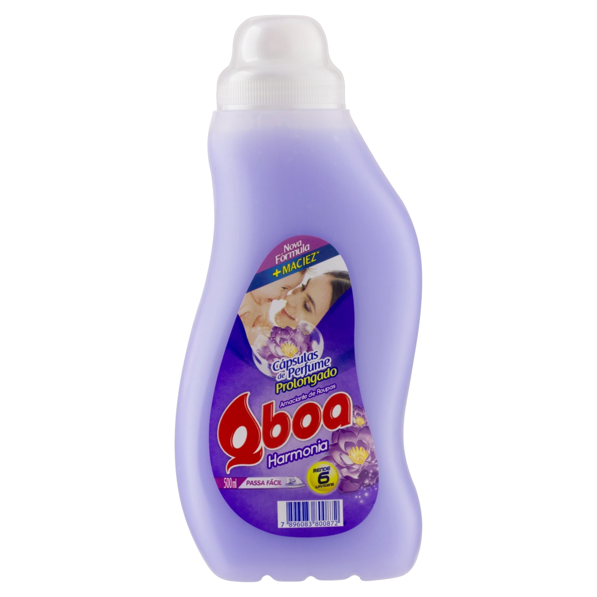 Amaciante De Roupa Diluído Harmonia Qboa Frasco 500ml