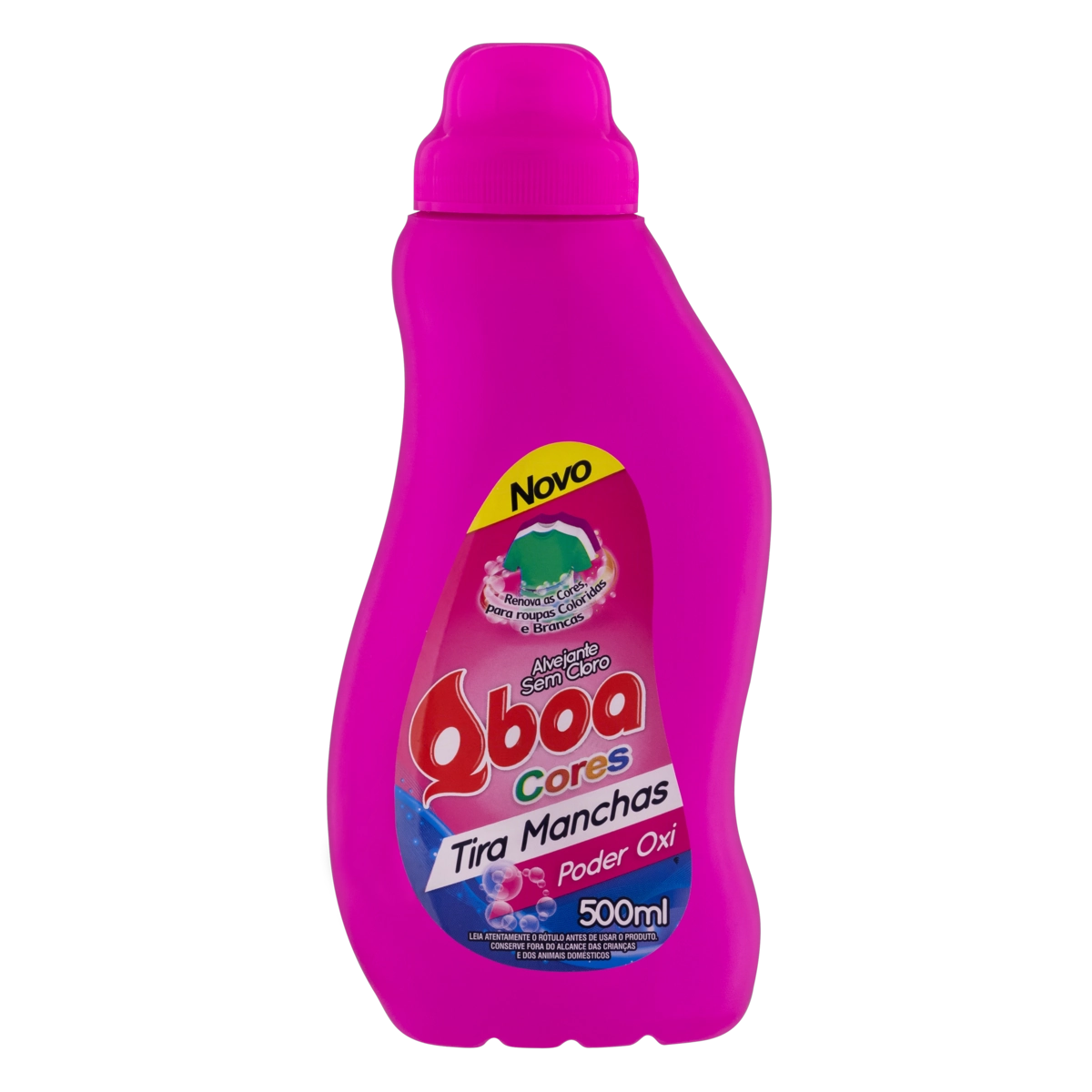 Tira Manchas Líquido Qboa Cores Frasco 500ml