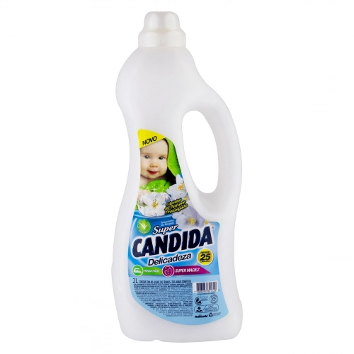 Amaciante De Roupa Diluído Delicadeza Super Candida Frasco 2l