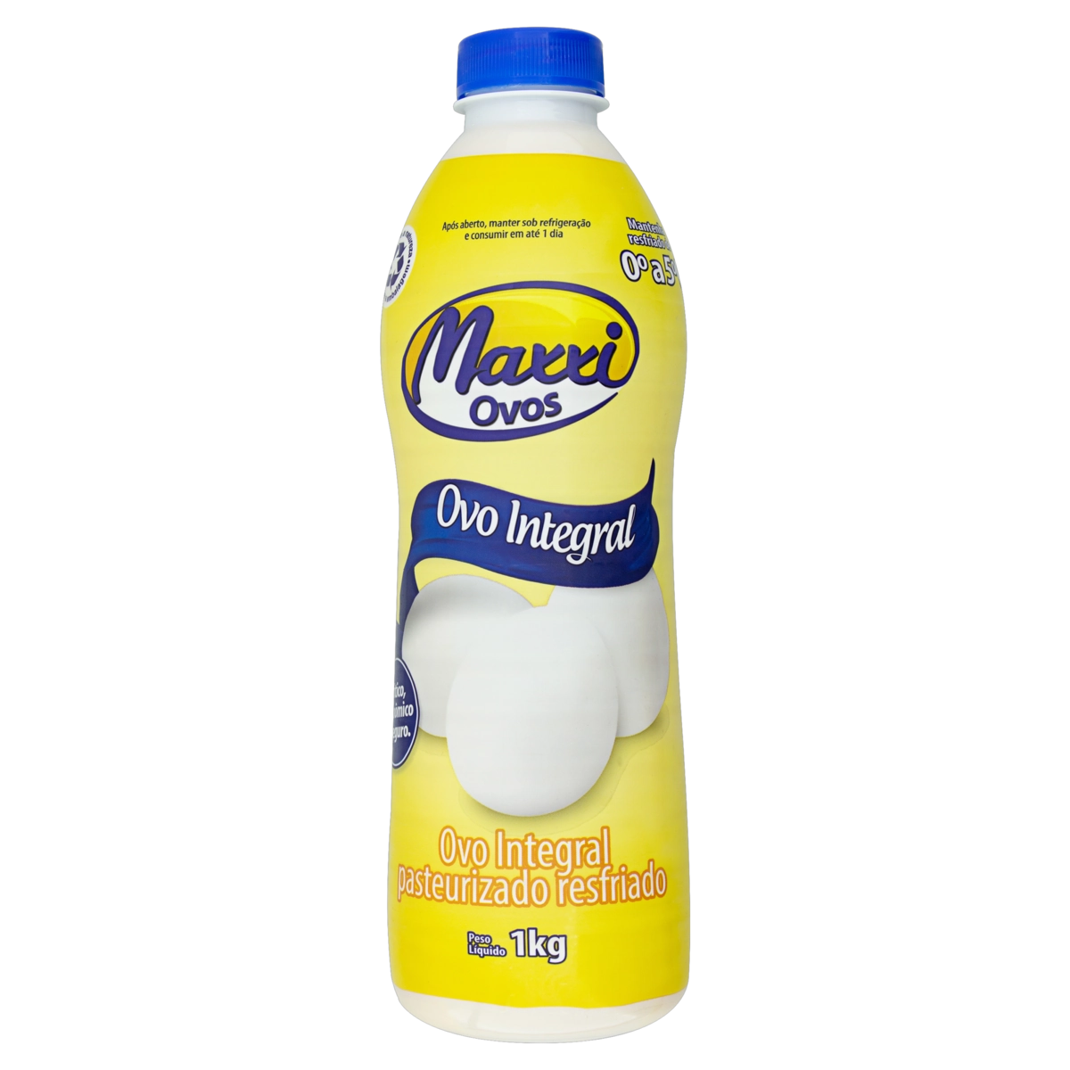 Ovo Pasteurizado Resfriado Integral Maxxi Ovos Garrafa 1kg