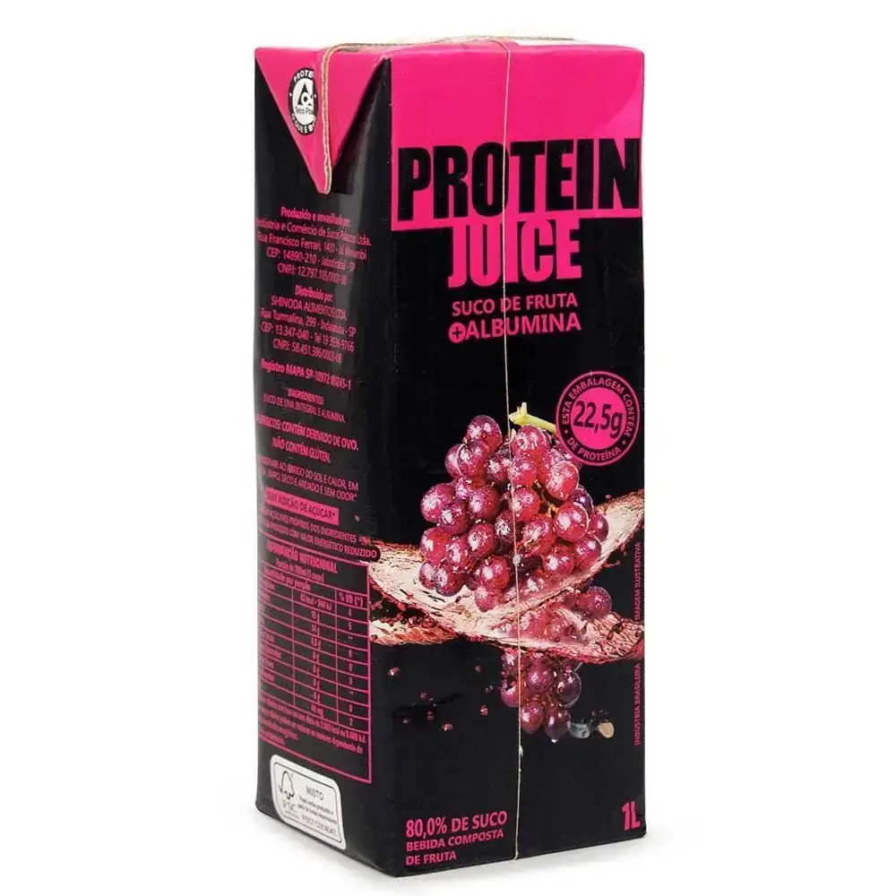 Protein Juice 1l Uva Albumina Maxxi Ovos .