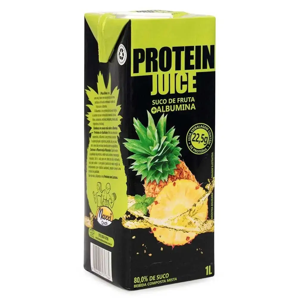 Protein Juice 1l Abacaxi/hortelã  Maxxi Ovos