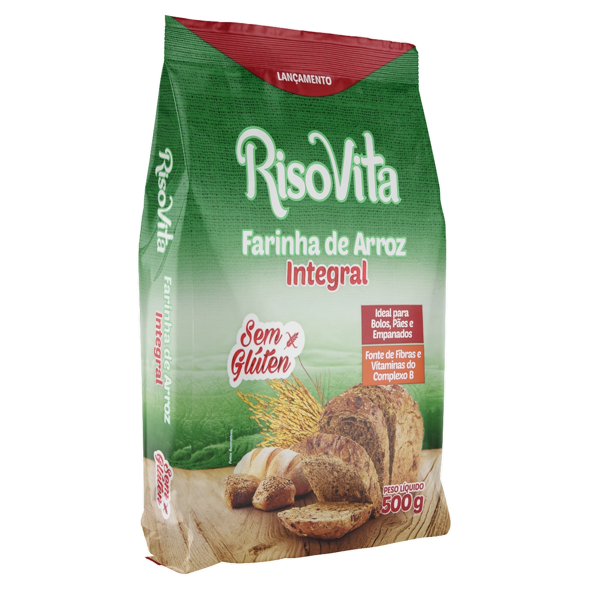 Farinha De Arroz Integral Risovita 500g