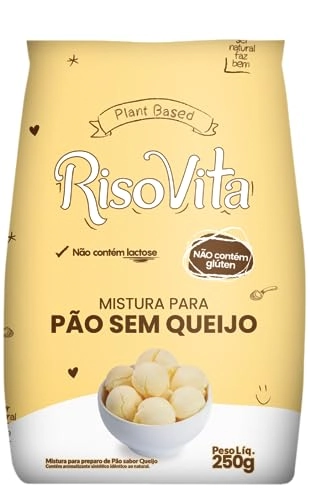 Mistura Para Pão Sem Queijo Zero Lactose Risovita Pacote 200g